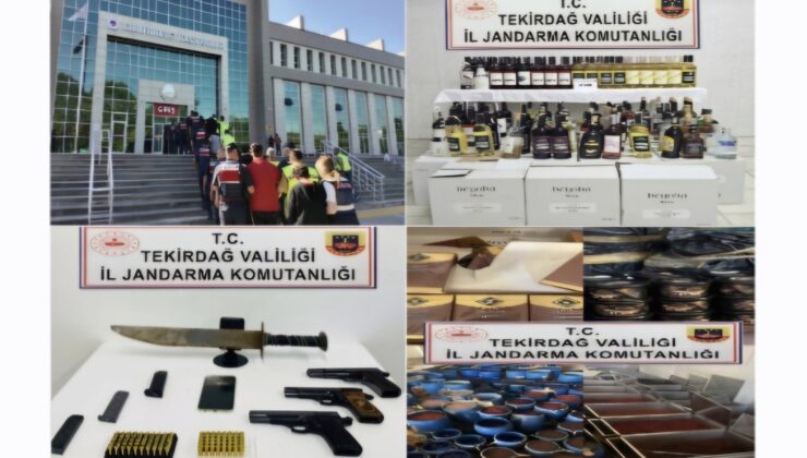 Tekirdağ Jandarmasından Haziran Ayında Kaçakçılık Ve Uyuşturucuya Büyük Darbe